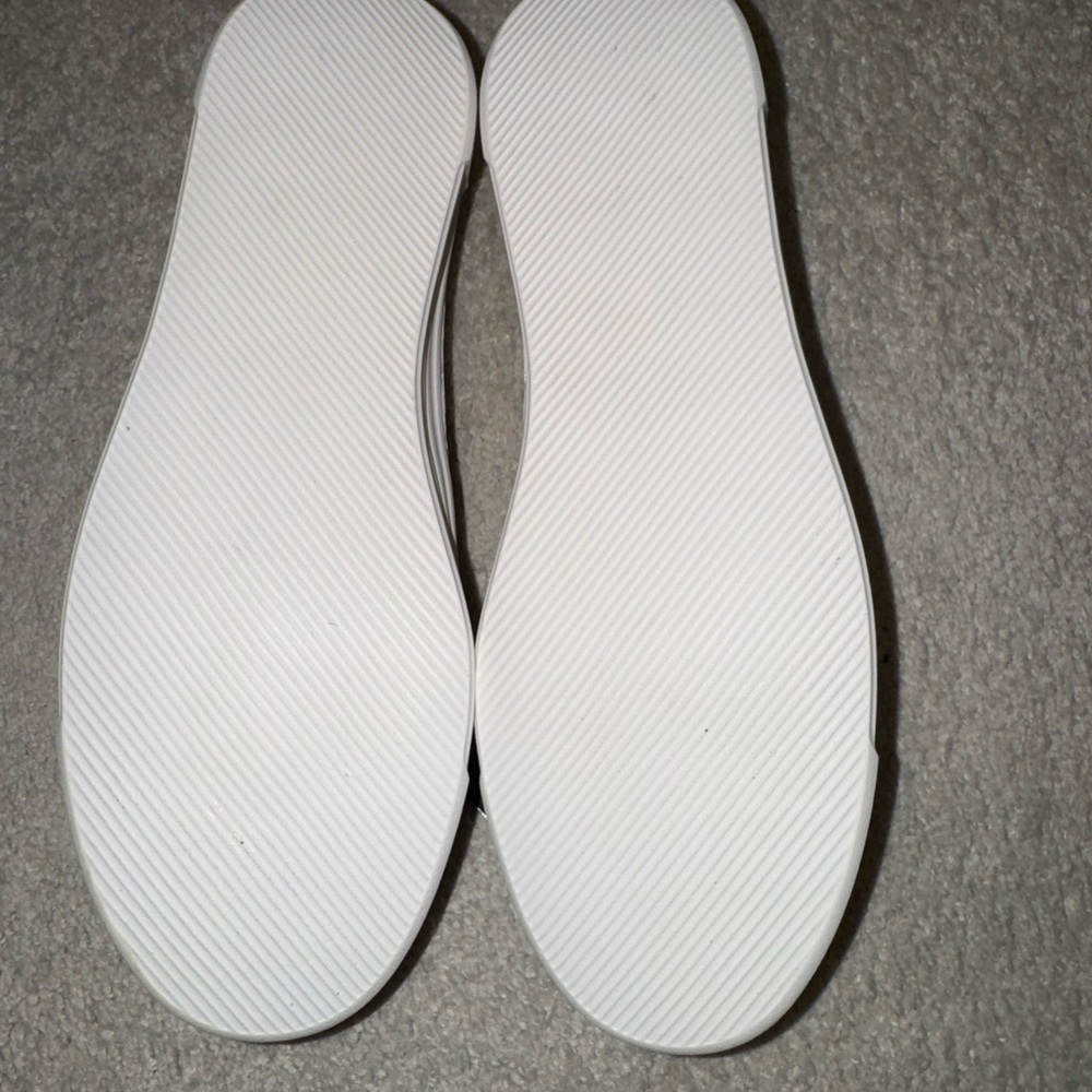 Women's Cream Platform Loafers with Gold Horsebit Detail - Picture 4 of 6